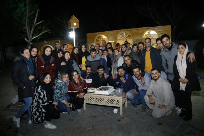 Syrian Wednesday celebration with Ghasedak company colleagues
