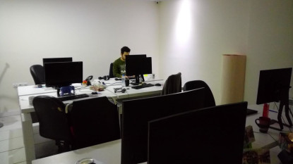 One winter morning when you get to the company early and all the electricity is off