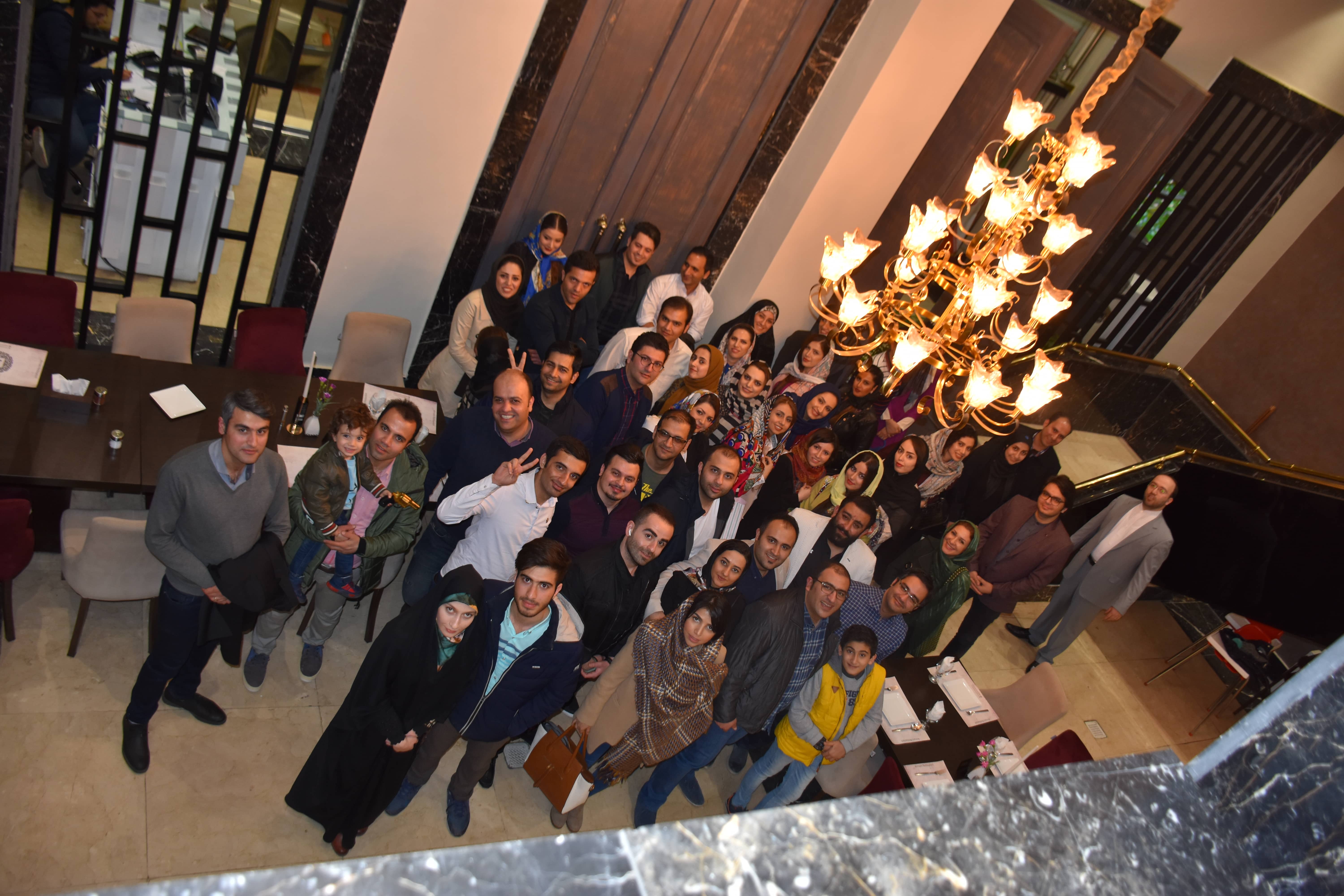 جشن اخر سال سامانه ارتباطات قاصدک