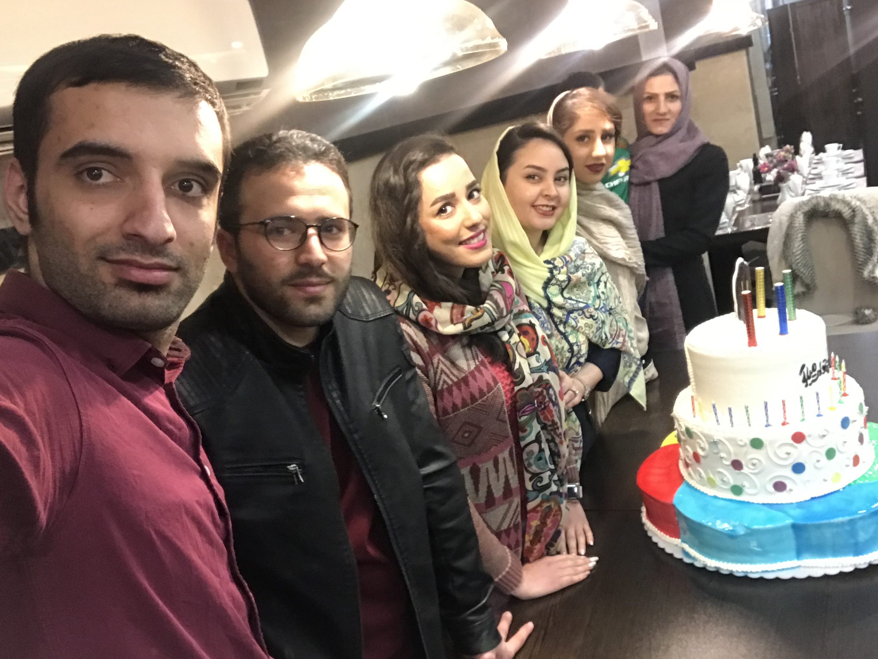 محمد رضی ‌پور و خانم عباباف ها و سید میثم جعفرحسینی