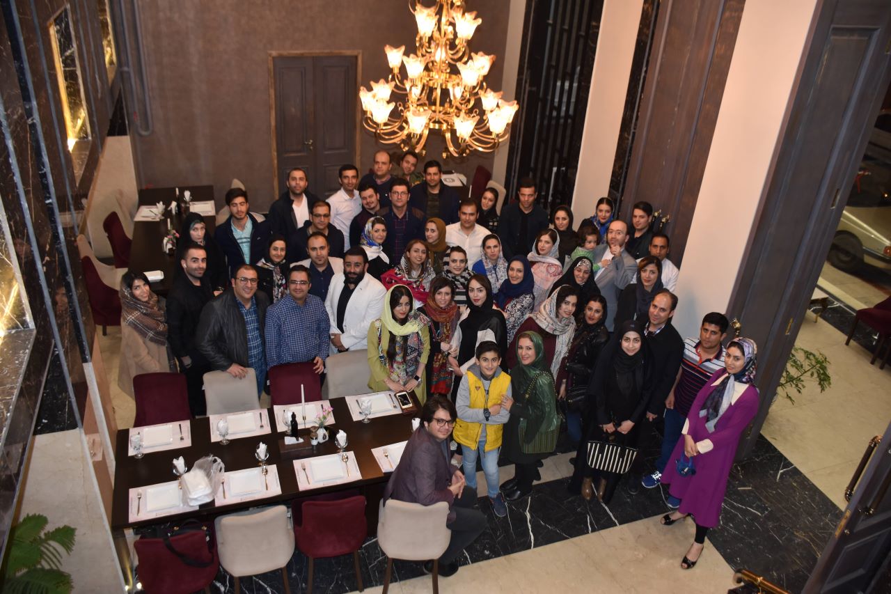 Ghasedak company's New Year celebration with colleagues