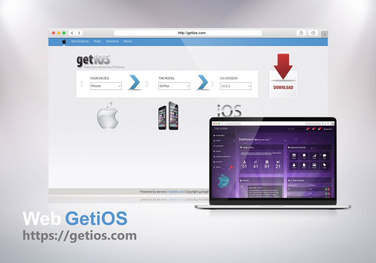 Laravel Get iOS site