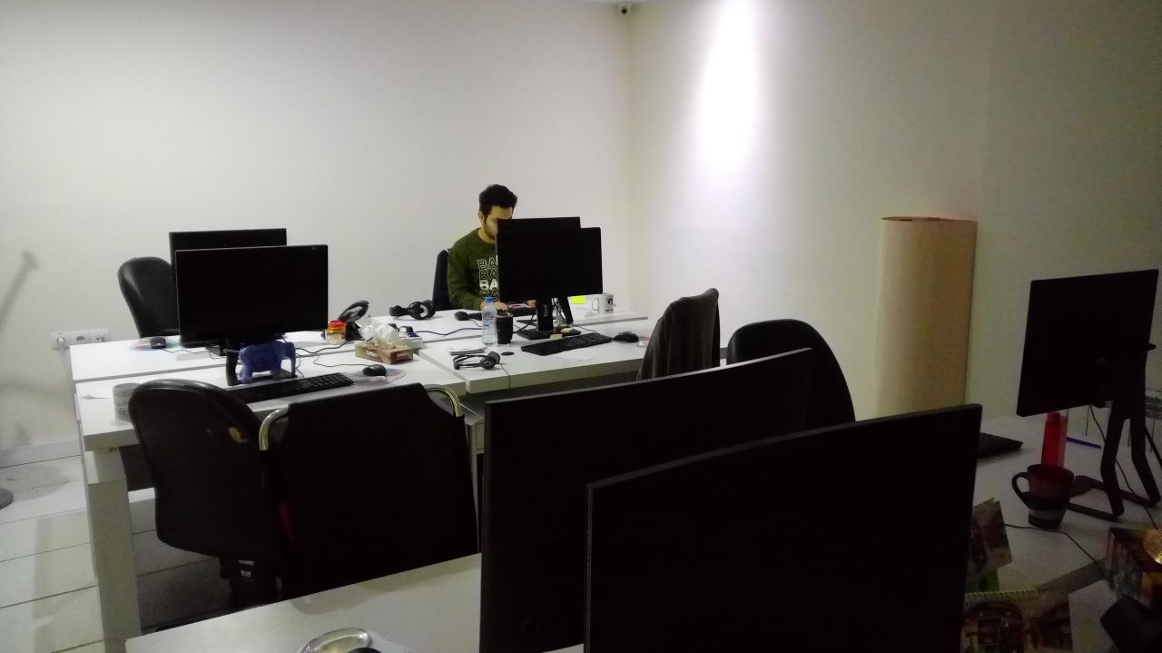 One winter morning when you get to the company early and all the electricity is off