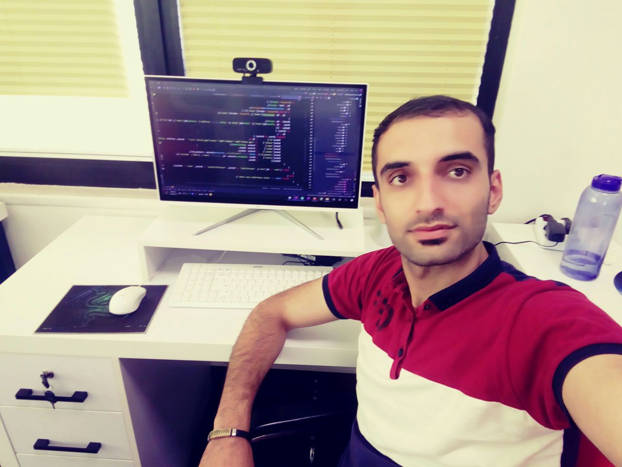The first working day at VisaPick after completing military service